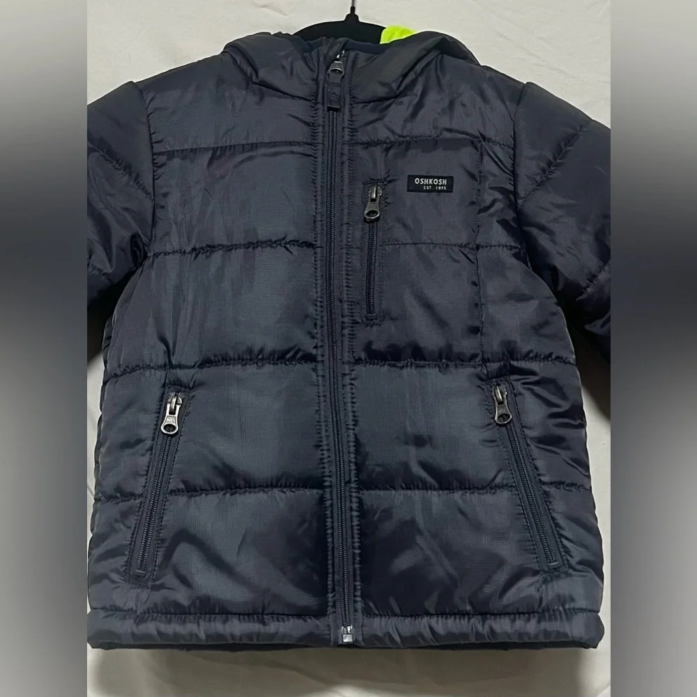 NEW OshKosh B'gosh Toddler Insulated Puffer Jacket Coat Winter Snow Outdoor